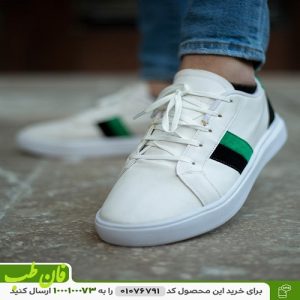 کفش مردانه مدل SD.WHITE (سفید مشکی)