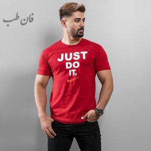 خرید پستی تیشرت Just Do It مردانه قرمز مدل Ditro , تیشرت , خرید تیشرت , قیمت تیشرت , عکس تیشرت , تیشرت مردانه , تیشرت پسرانه , تیشرت قرمز , تیشرت نایک , تیشرت جاست دو ایت ,Just Do It t-shirt ,Ditro t-shirt ,nike t-shirt,