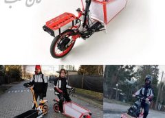 اسکوتر باری,فرغون باری,فرغون برقی,اسکوتر برقی,حمل بار با فرغون,EV4 SCOOTER,اختراع فرغون باری در لهسان,اختراع اسکوتر برقی باری,
