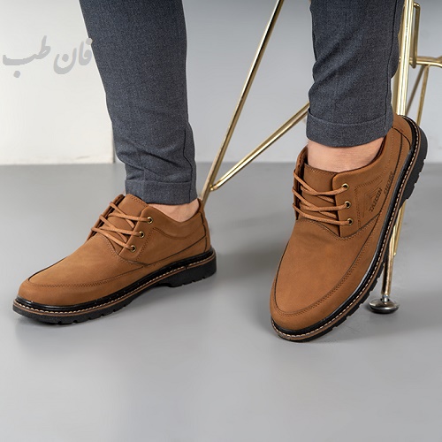 کفش مردانه قهوه ای مدل Tahsin