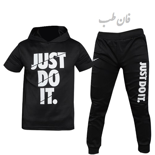 ست هودی شلوار Just Do It مردانه مدلJefri