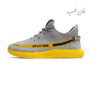 کفش ورزشی Sply-350 مردانه طوسی زرد مدلYogi
