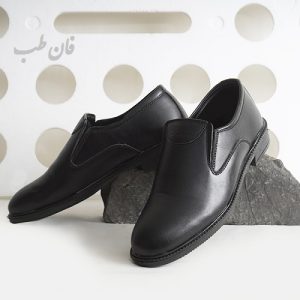کفش رسمی مردانه مشکی مدل AMOR