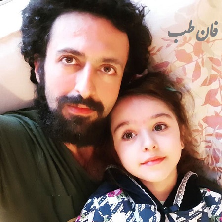 عکس حسام محمودی و دخترش هانا محمودی