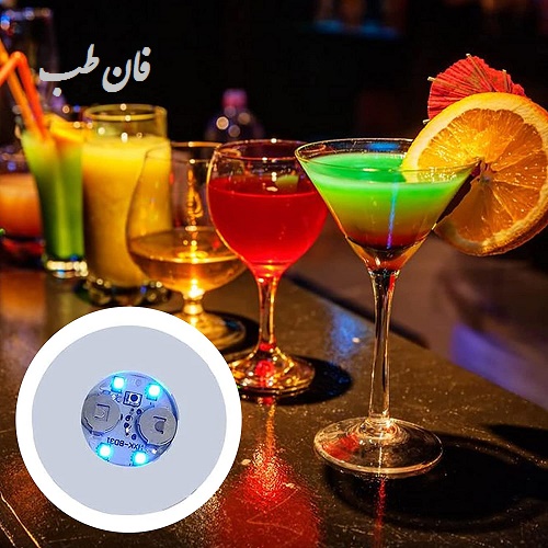 زیرلیوانی چراغدار ال ای دی LED