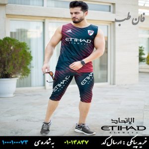 ست تاپ و شلوارک مردانه Adidas مدل Etihad