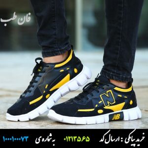 کفش مردانه مدلNB 827 (مشکی زرد)