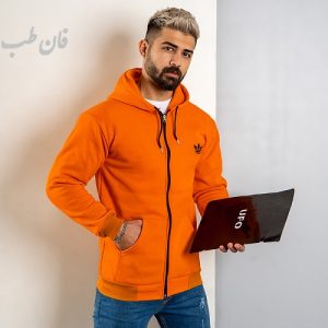 سوییشرت مردانه نارنجی مدل Tirdad