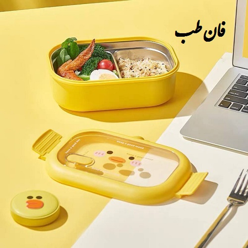 ظرف غذای همراه ظرح اردک مدل جواو joaw