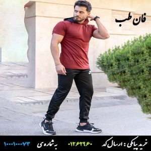 ست تیشرت شلوار Nike مدل OLES (زرشکی)