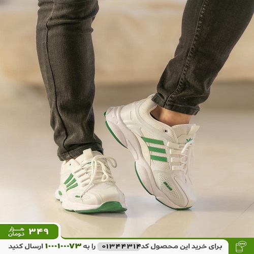 عکس محصول کفش مردانه مدل Raul سفید سبز