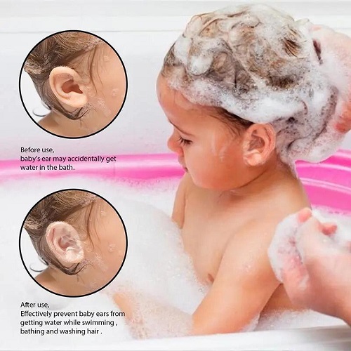 محافظ گوش نوزاد موقع حمام