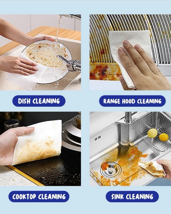 دستمال مرطوب کیچن وایپس Kitchen Wipes