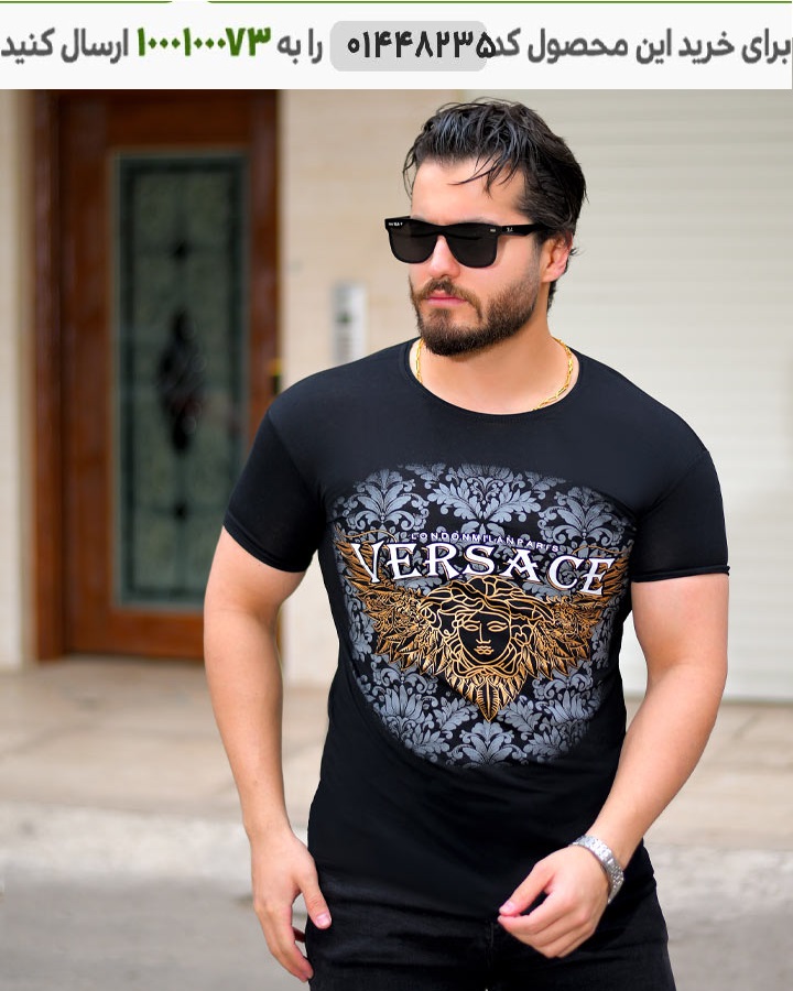 عکس محصول تیشرت مردانه Versace مدل Sigma کد 6316