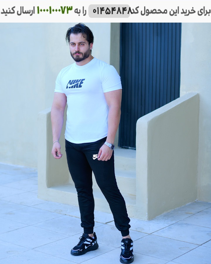 عکس محصول ست تیشرت شلوار مردانه Nike مدل Ansel کد 6346