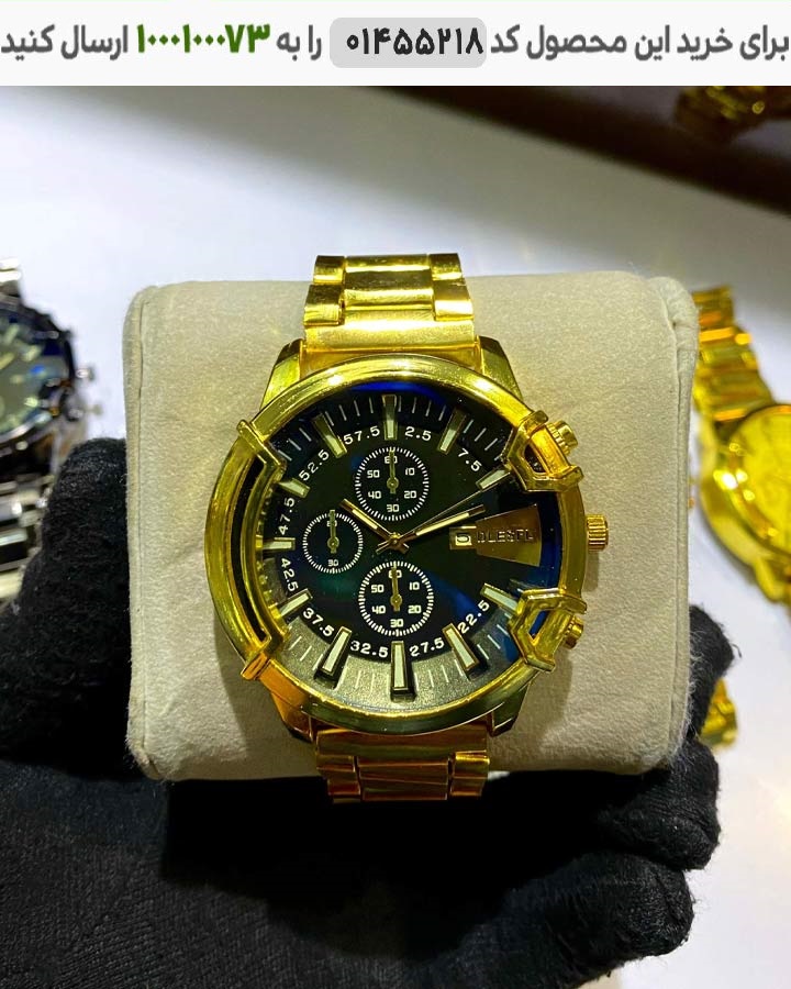 ساعت مچی مدل DIESEL صفحه مشکی کد 6359