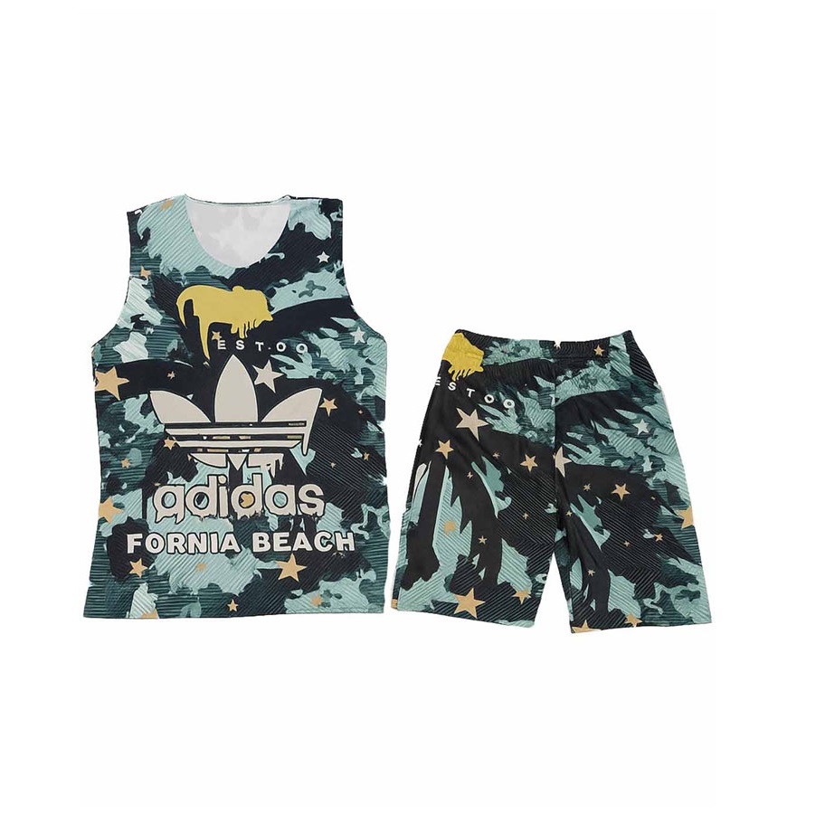 عکس محصول ست تاپ شلوارک مردانه adidas مدل Fornia کد 6368