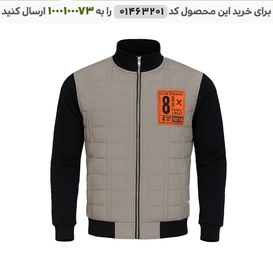 عکس محصول کاپشن مردانه مدل sorena (کرم) کد 6388