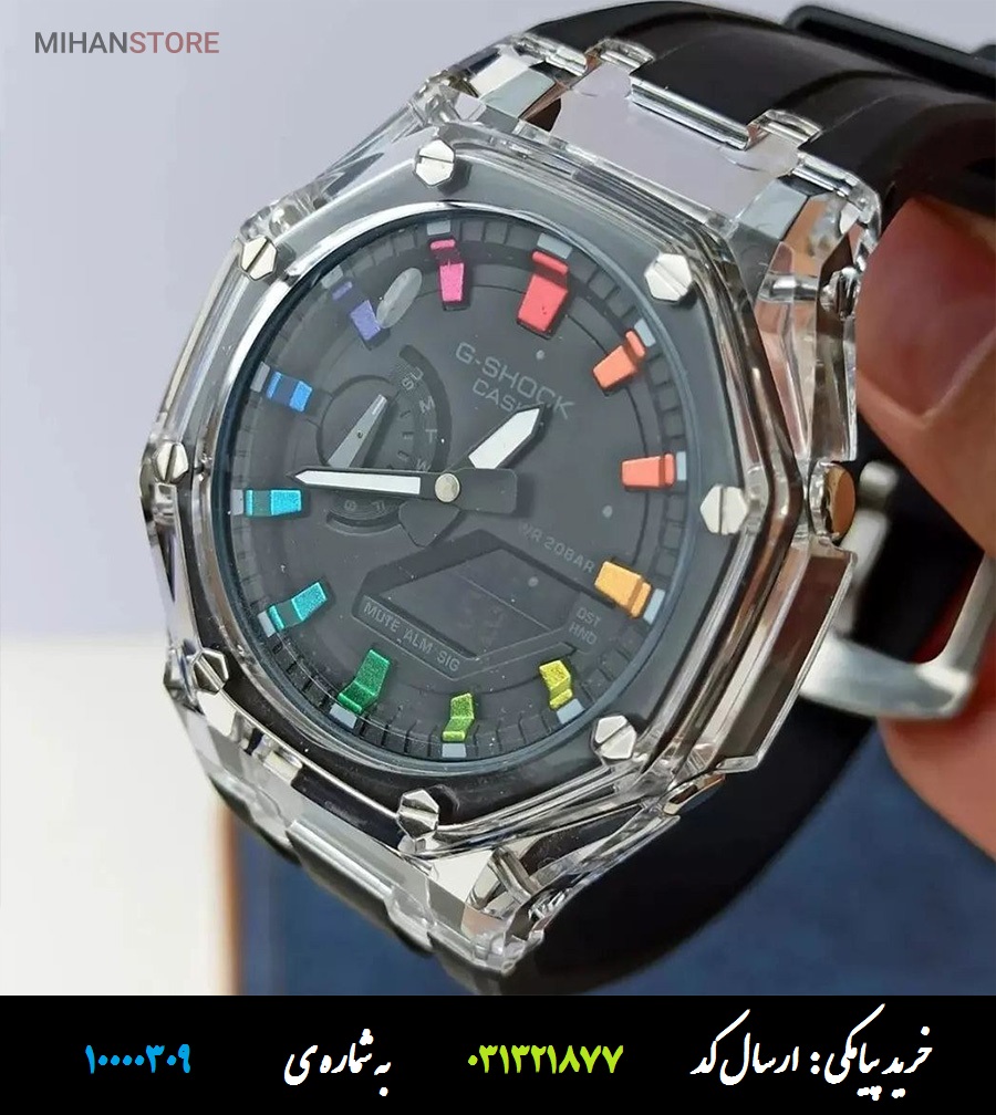 ساعت مچی ضدآب کاسیو جی شاک - GA2100