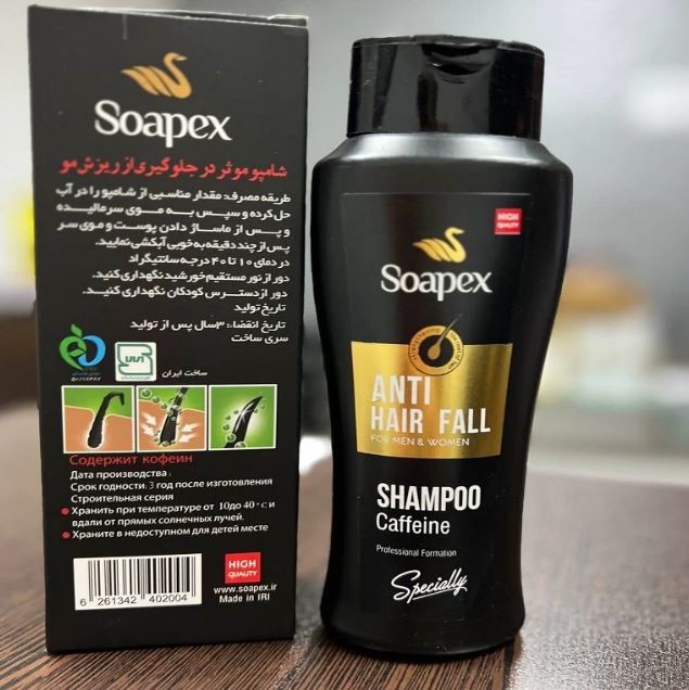 شامپو ضد ریزش مو Soapex Caffeine